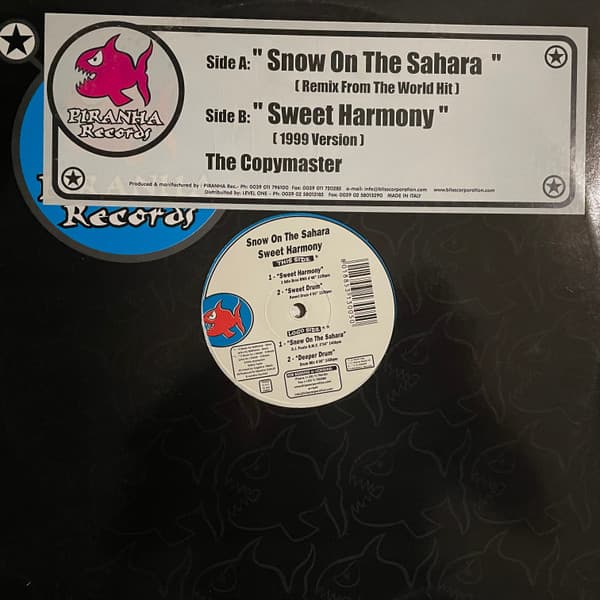 The Copymaster - Snow On The Sahara / Sweet Harmony