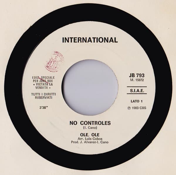 Ole Ole / Kensi-Kensu - No Controles / Casanova