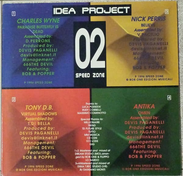 Charles Wyne, Mr. Toni D.B., Nick Perris, Antika - Idea Project E.P.