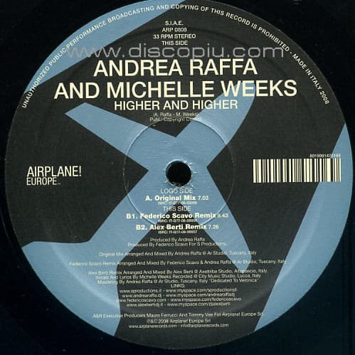Andrea Raffa and Michelle Weeks - Higher And Higher