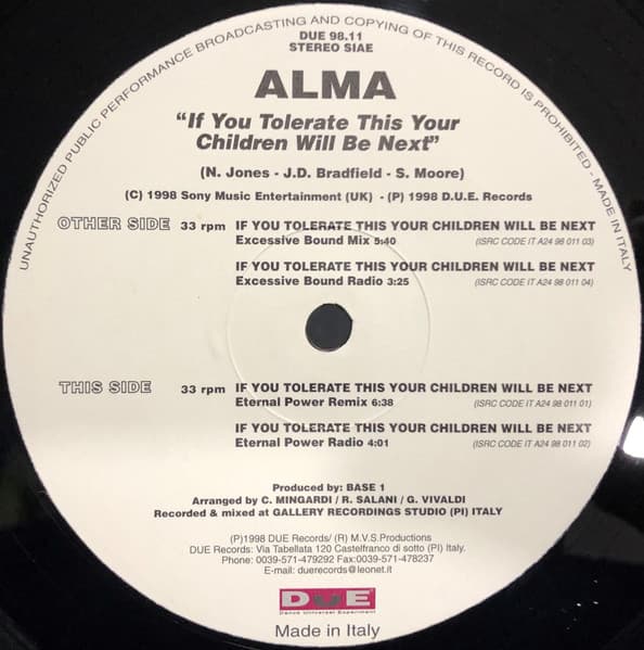 Alma (64) - If You Tolerate This Your Children Will Be Next