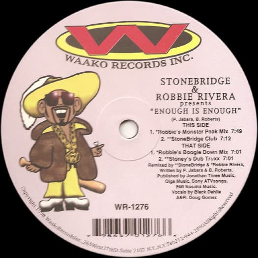 StoneBridge & Robbie Rivera - Enough Is Enough