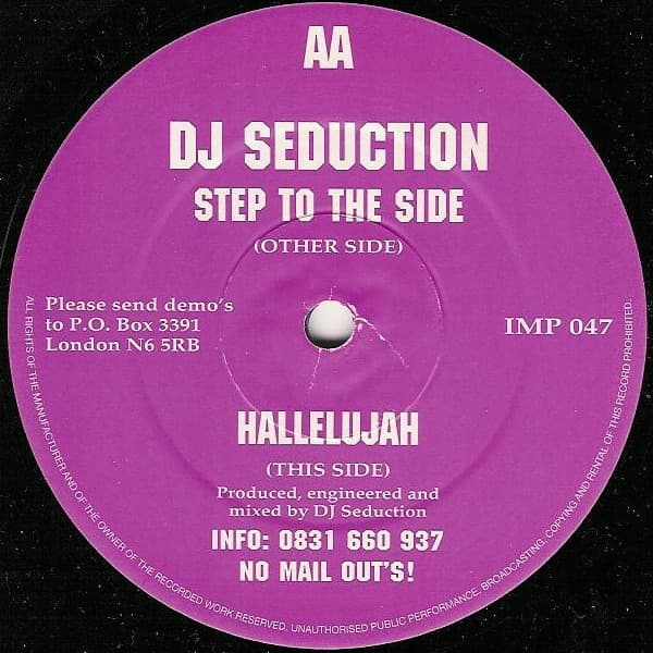 DJ Seduction - Step To The Side / Hallelujah