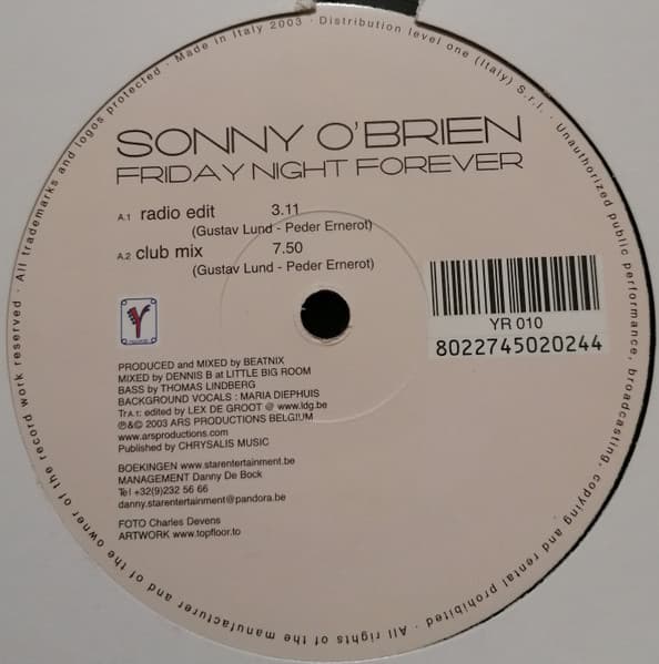 Sonny O'Brien - Friday Night Forever