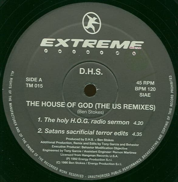 DHS - The House Of God (The US Remixes)