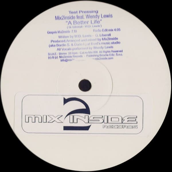 Mix2Inside Feat. Wendy Lewis - A Better Life