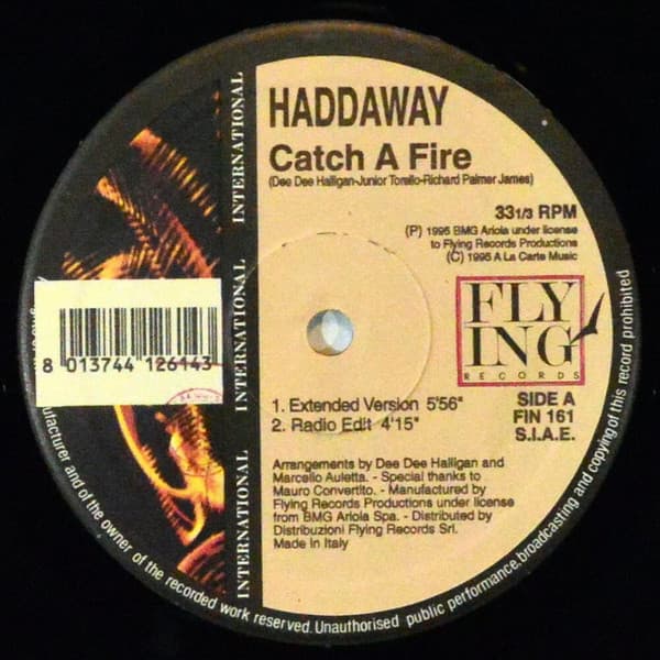 Haddaway - Catch A Fire