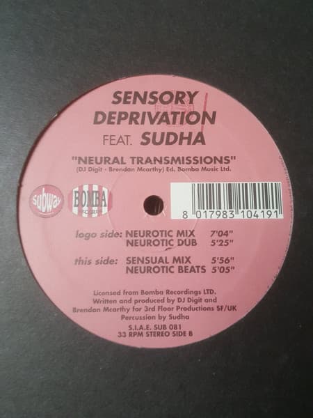 Sensory Deprivation Feat. Sudha - Neural Transmissions