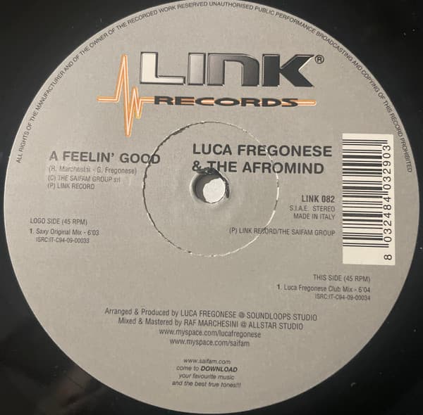 Gianluca Fregonese & The Afromind - Feelin' Good