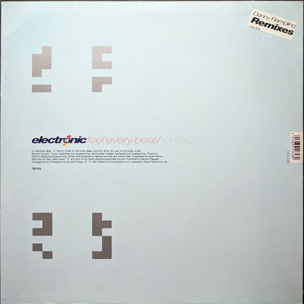 Electronic - Feel Every Beat
