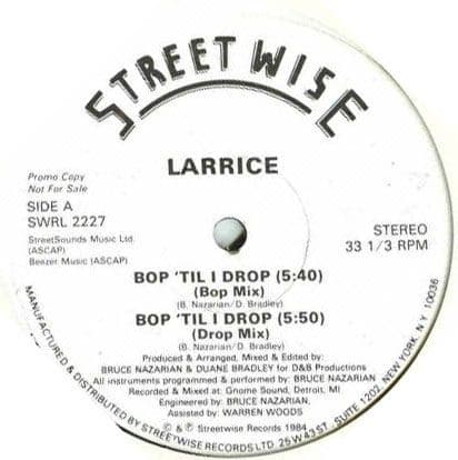 Larrice - Bop 'Til I Drop