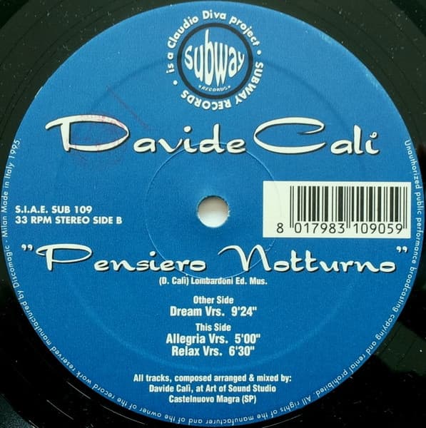 Davide Cali - Pensiero Notturno