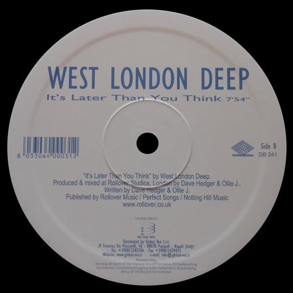 West London Deep - Tongue Tied / It's Later Than You Think