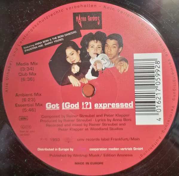 Marvin Gardens Featuring Anna Boni - Got (God !?) Expressed