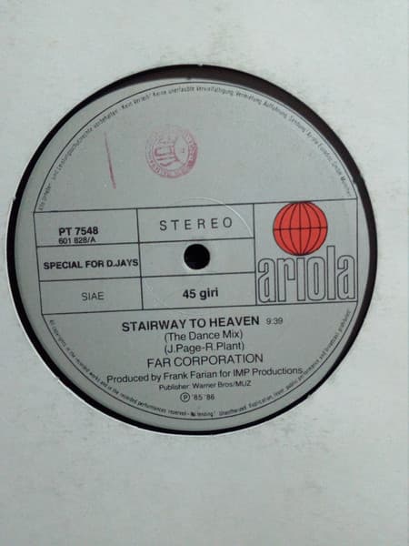 Far Corporation / Warp 9 / Sam Harris (2) - Stairway To Heaven / Skips A Beat / I'd Do It All Again