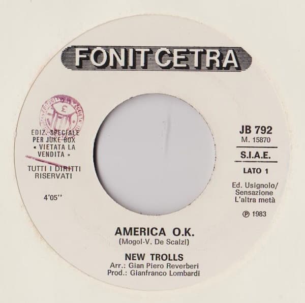 New Trolls / The Twins - America O.K. / Ballet Dancer