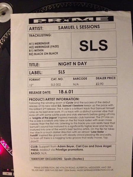 Samuel L Session - Night N Day