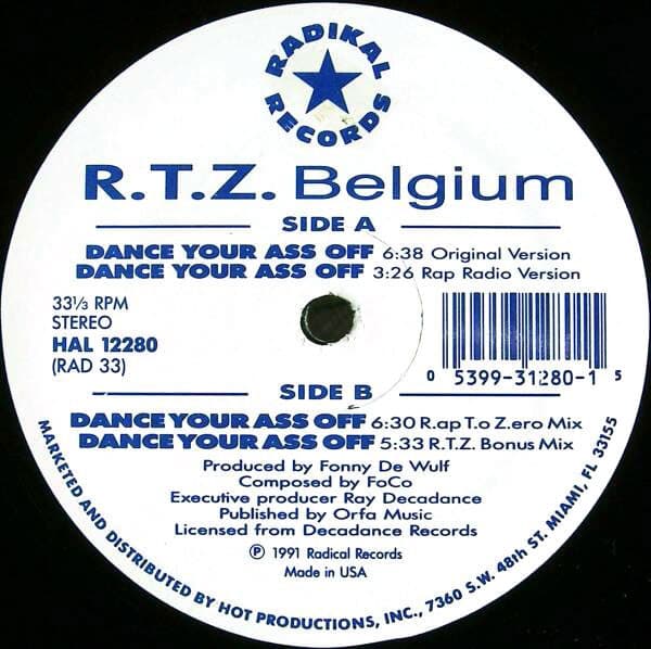 R.T.Z. - Dance Your Ass Off