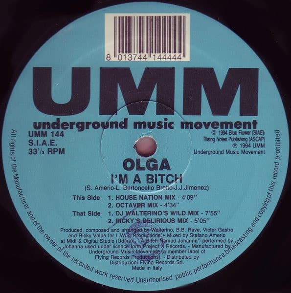 Olga - I'm A Bitch