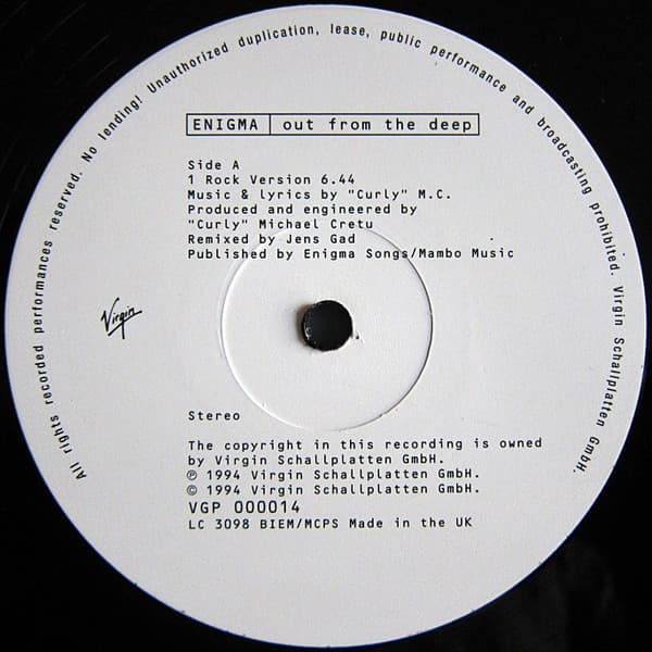 Enigma - Out From The Deep
